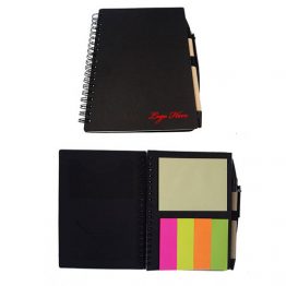 4006-Reycled Notebook w Post it