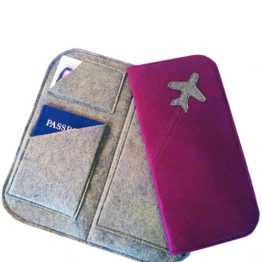 4107-Felt Travel Wallet