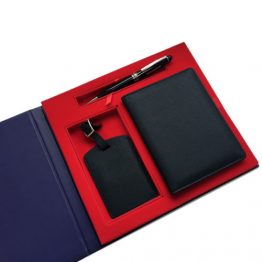 5004-Passport Holder Luggage Tag Pen Set