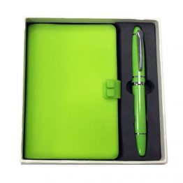 5009-Silicone Cover Notebook with Pen Set