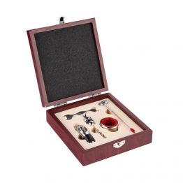5021-Wine Set in Wood Box