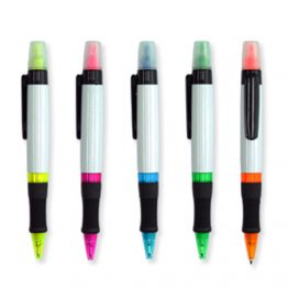 6305-Ball Pen with Highlighter 2