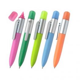6307-Ball Pen with Highlighter 4