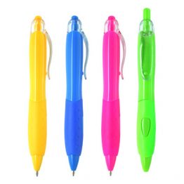 6706-Rubber Grip Shapely Ball Pen