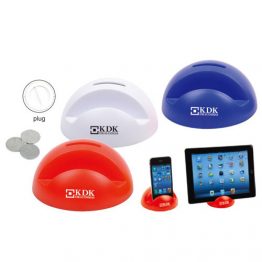 7314-Phone Holder w Coin Bank