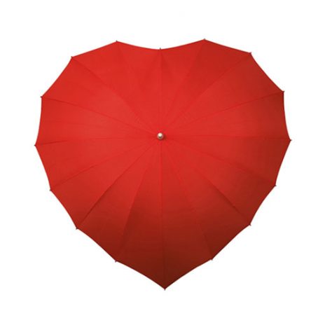 8509-Red Heart Umbrella