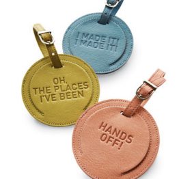 5306-Leather Luggage Tags